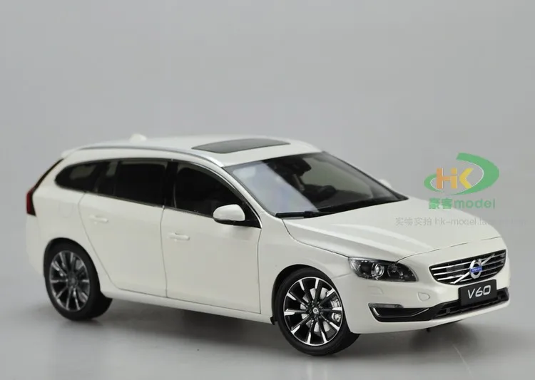 1/18 Volvo V60 T5 универсал сплава литья под давлением модель автомобиля SUV игрушки для детей рождественские подарки коллекция Оригинальная коробка - Цвет: Белый