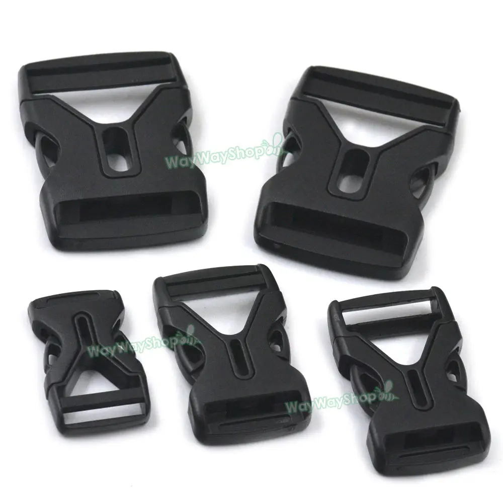 10 шт. Пряжка Боковое крепление для лямки нейлоновый ремень Паракорд сумка