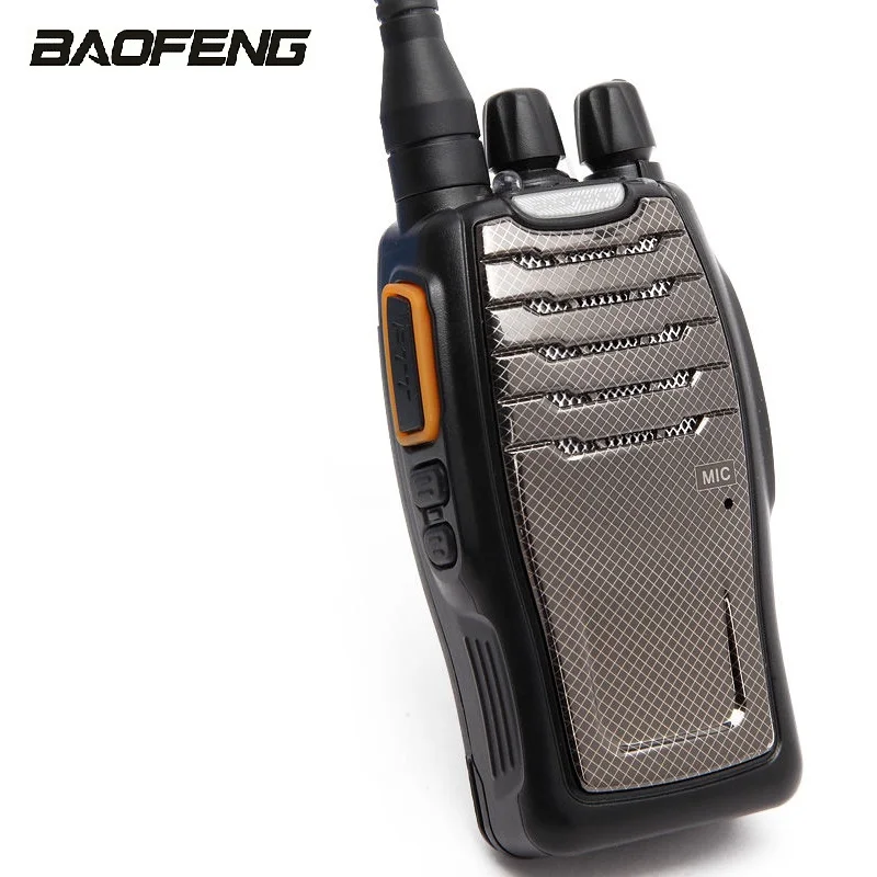 Baofeng BF A5 ham Walkie Talkie 16CH FM VOX Scrambler функция Серебристая стальная сетка Дизайн UHF 400 470Mhz