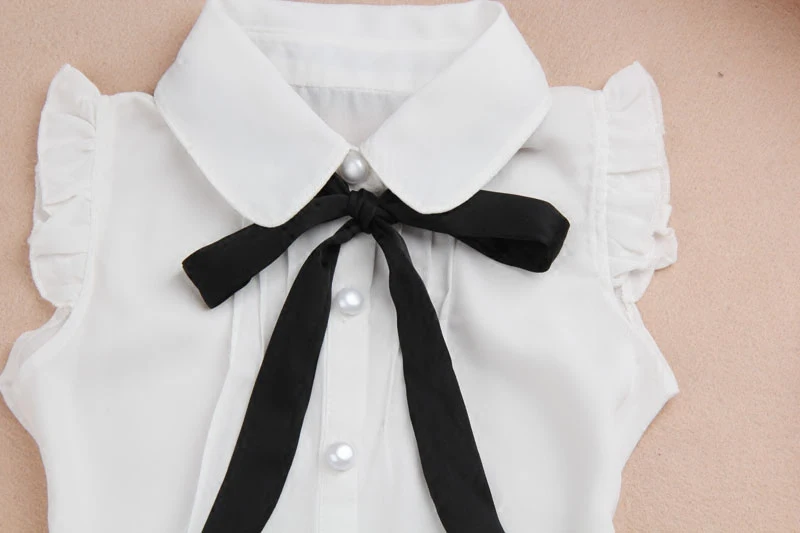 Новая летняя одежда для девочек детская модный однобортный шифоновый жилет