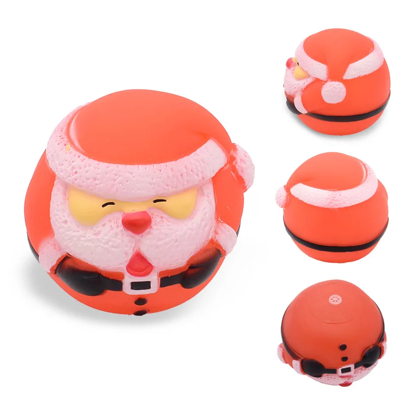 Рождественская собака игрушка Chew скрипучий Забавный питомец 3 формы Снеговик