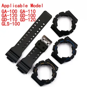 Аксессуары для часов резиновый ремешок чехол с пряжкой с язычком для Casio G-shock GA GD резиновые часы с спортивными водонепроницаемыми часами ban для мужчин и женщин