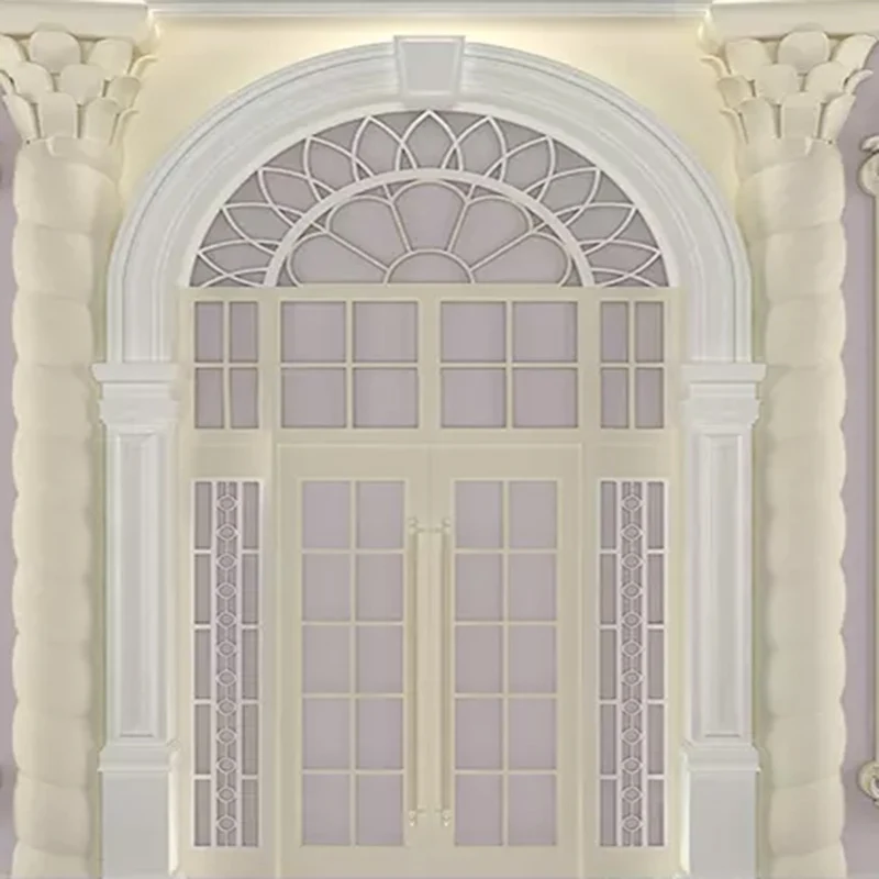 Настенная бумага на заказ фотообои 3D Скандинавский современный розовый