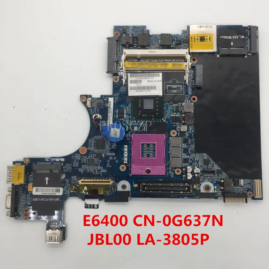 Бесплатная доставка материнской платы для ноутбука Latitude E6400 модель 0G637N G637N JBL00
