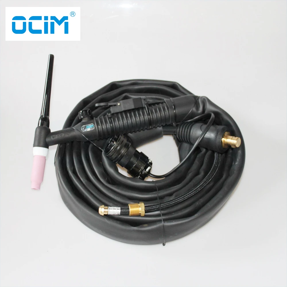 WP26FV Tig Сварочные горелки Coverd 4 м 14 PIN 35-70 разъем