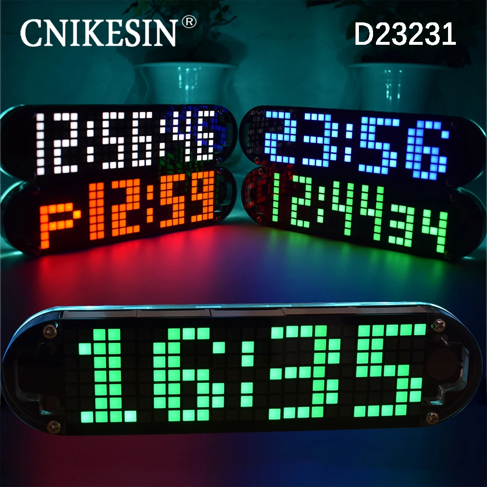CNIKESIN Diy комплект для электронных часов DS3231 Высокая точность многофункциональный