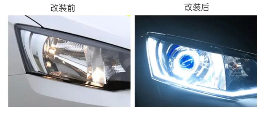 Автомобильная фара для фасветильник Fabia s 2015 2016 2017 2018 года ДХО HI LO HID xenon|Фара авто в