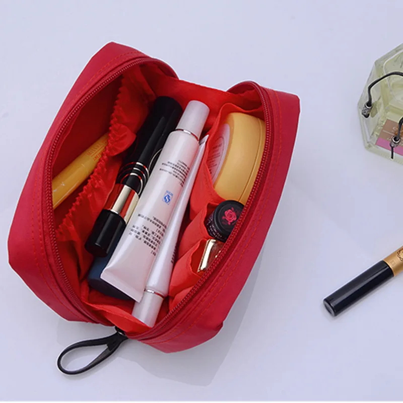 Новая дорожная большая симпатичная нейлоновая сумка органайзер для макияжа