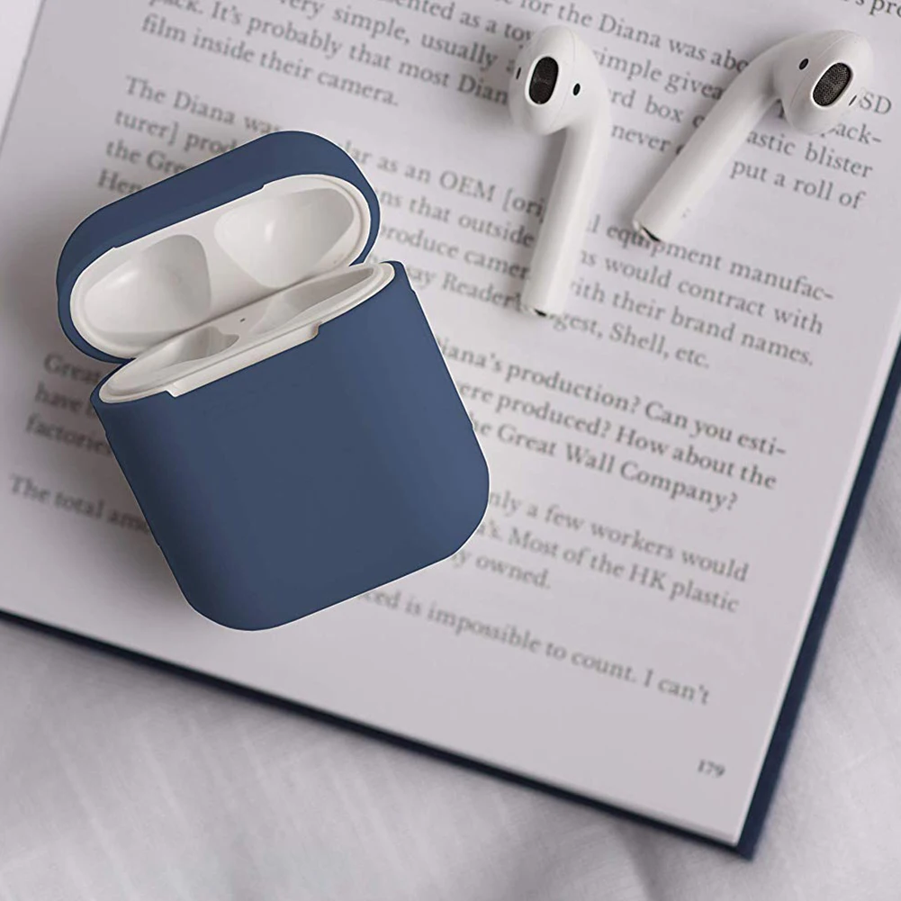 Противоударный мягкий силиконовый защитный чехол для Apple, для AirPods 2nd, Модные Портативные защитные чехлы