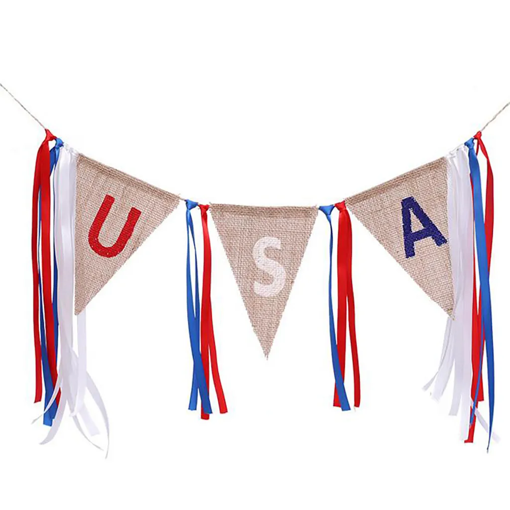 2019 горячие новые продукты американский День Независимости вечерние флаги