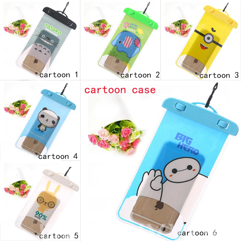 New Luminous bag underwater waterproof phone For Sony Xperia E3 D2203 D2206 diving case Cover Case | Мобильные телефоны и