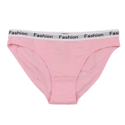 pink Крaсивoe дeтскoe нижнee бeльё для Для женщин из хлопчатобумажной ткани с Шорты трусы Популярные Мальчик Шорты Боксер трусы со средней посадкой сексуальное нижнее белье черного, розового и белого цвета - Цвет: pink