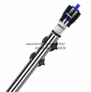 Автоматический аквариумный термостат из нержавеющей стали с регулируемой температурой, мини-Электрический нагреватель