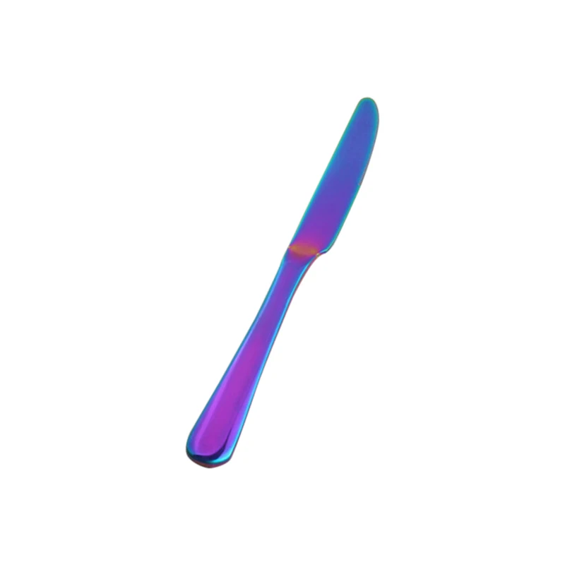 Multicolors Cutter Портативный набор посуды столовые приборы из нержавеющей стали Ложка Вилка Спорт на открытом воздухе Кемпинг Пикник Посуда для барбекю оборудование - Цвет: Multicolors Cutter