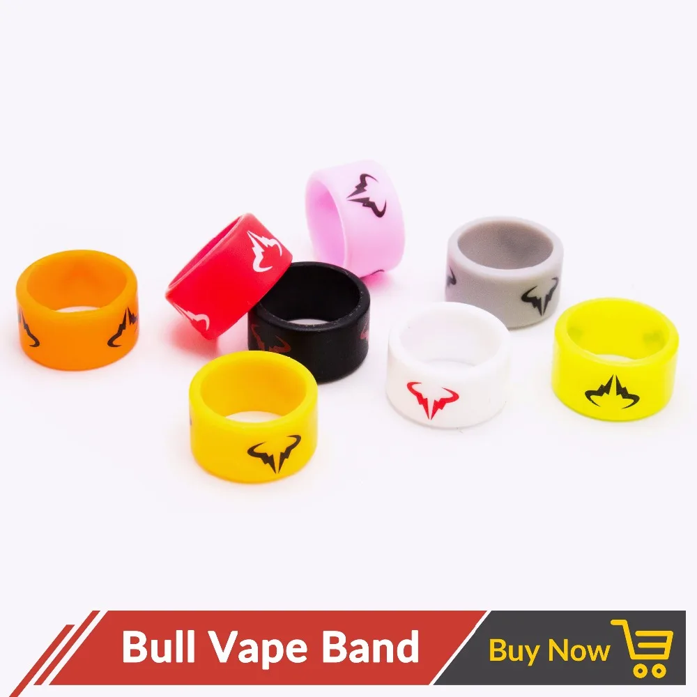 10 шт./лот Bull Vape Band резиновый силиконовый декоративный кольцо для вейпа аксессуары