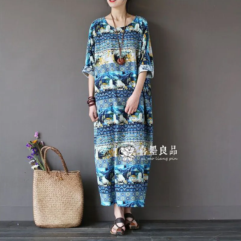 Женское летнее платье новинка 2017 модные женские хлопковые свободные платья