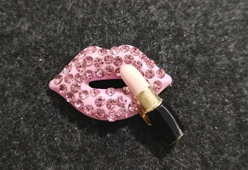 Оптовая цена 10 шт. в лоте розовый губ помада кот сотовый телефон сделай сам