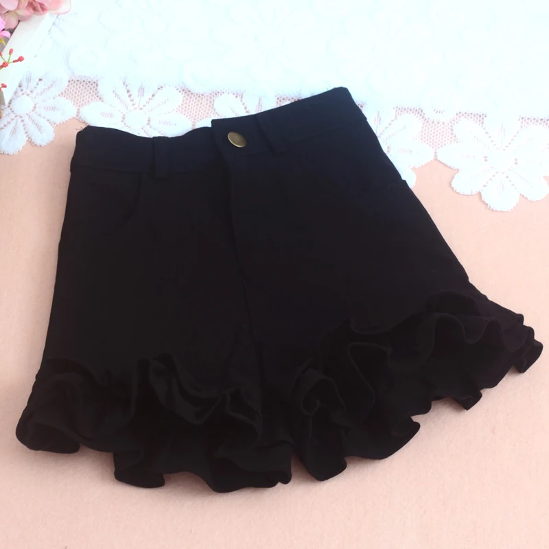 Harajuku Kawaii Mid летние женские шорты новые гофрированные сексуальные шорты для танцев эластичные милые розовые женские короткие красочные шорты