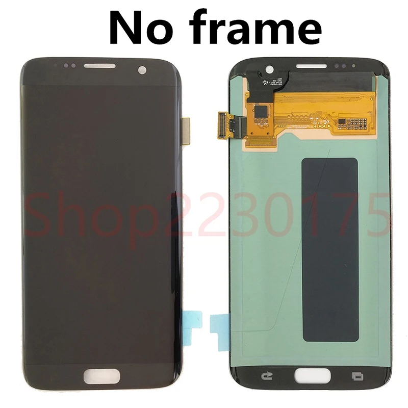 Для samsung Galaxy S7 EDGE G935 G935F Super AMOLED ЖК-дисплей + сенсорный экран дигитайзер сборка