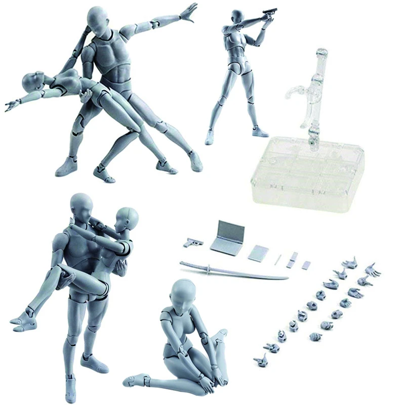 Аниме Фигурка СВЧ Эскиз Рисование подвижное тело Коллекционная фигурка игрушка