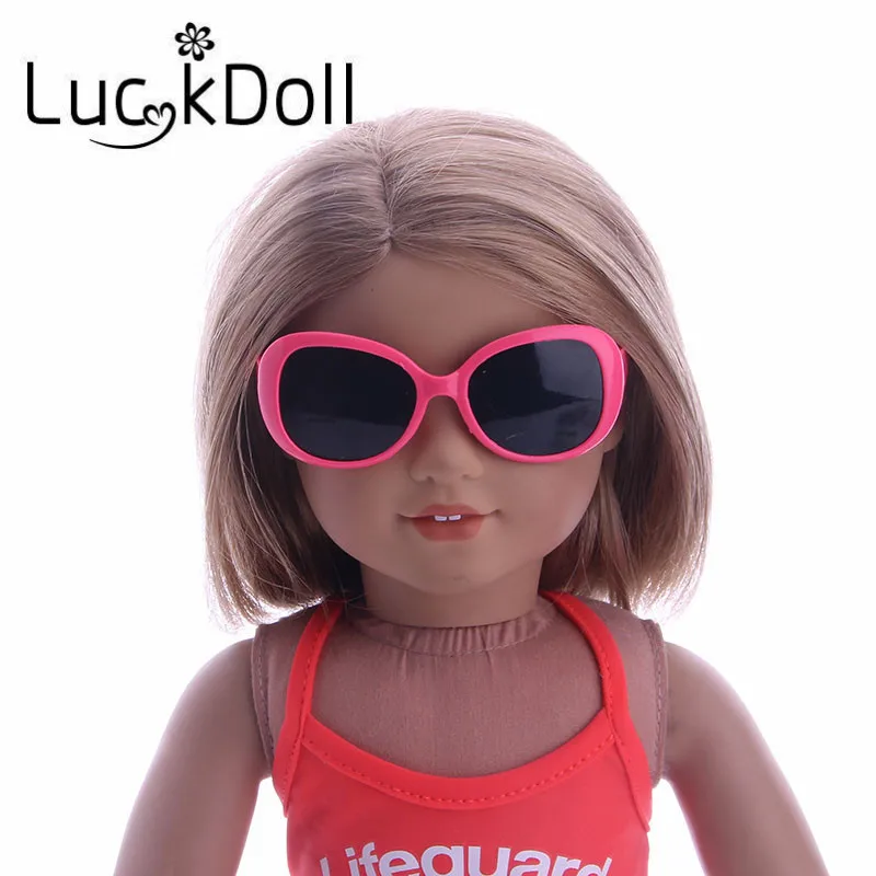 Модные солнцезащитные очки LUCKDOLL подходит для кукол 18 дюймов аксессуары игрушки
