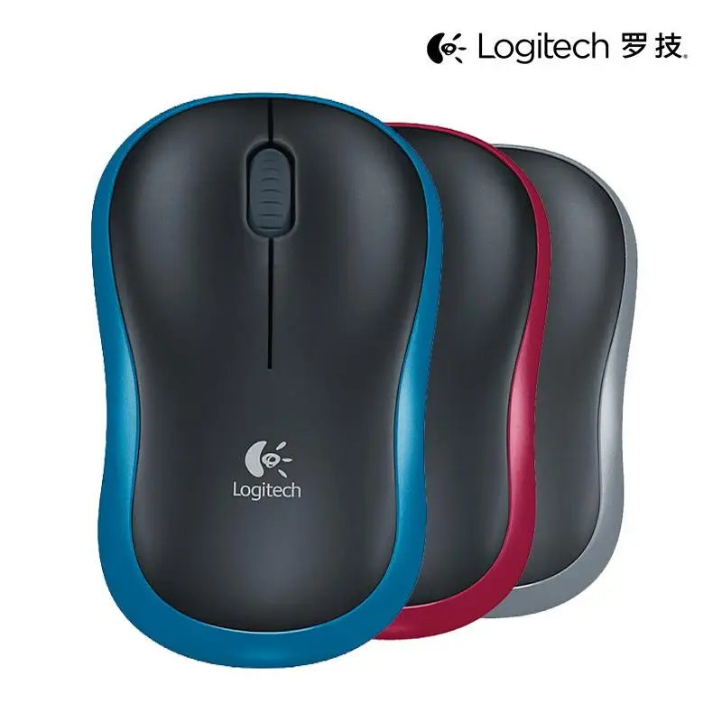 Беспроводная мышь Logitech M186 2 4G с 1000 точек/дюйм M185 обновленная офисная мышь|Мыши| |