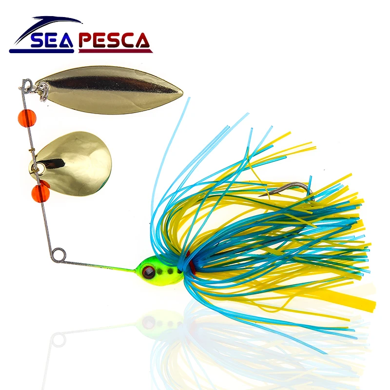 SEAPESCA 1 шт. металлическая блесна приманка 18 5 г щука бас вращающаяся ложка для