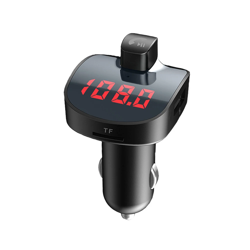 Dual USB телефон Зарядное устройство FM передатчик Bluetooth Car Kit рук-свободный
