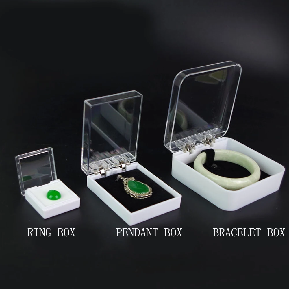 Акриловая прозрачная витрина органайзер для хранения колец браслетов подвесок