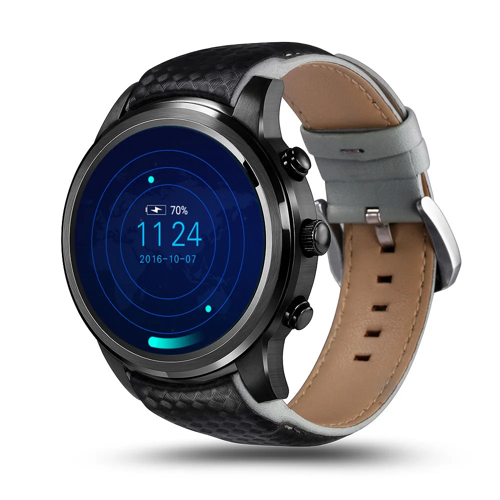 Черный LEM5 Pro Смарт-часы телефон Android 5,1 2 ГБ+ 16 Гб Поддержка sim-карты gps Wi-Fi наручные Смарт-часы для мужчин и женщин - Цвет: Черный