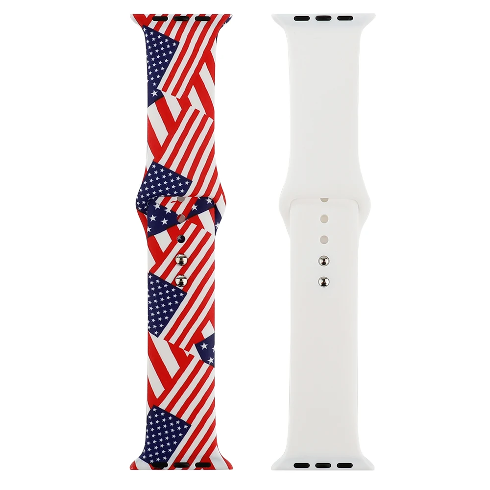 Спортивный силиконовый ремешок YUKIRIN Minnie для Apple Watch, ремешок, чехол 38, 42, 40, 44 мм для iwatch, серия 4, 3, 2, 1, браслет с леопардовым узором