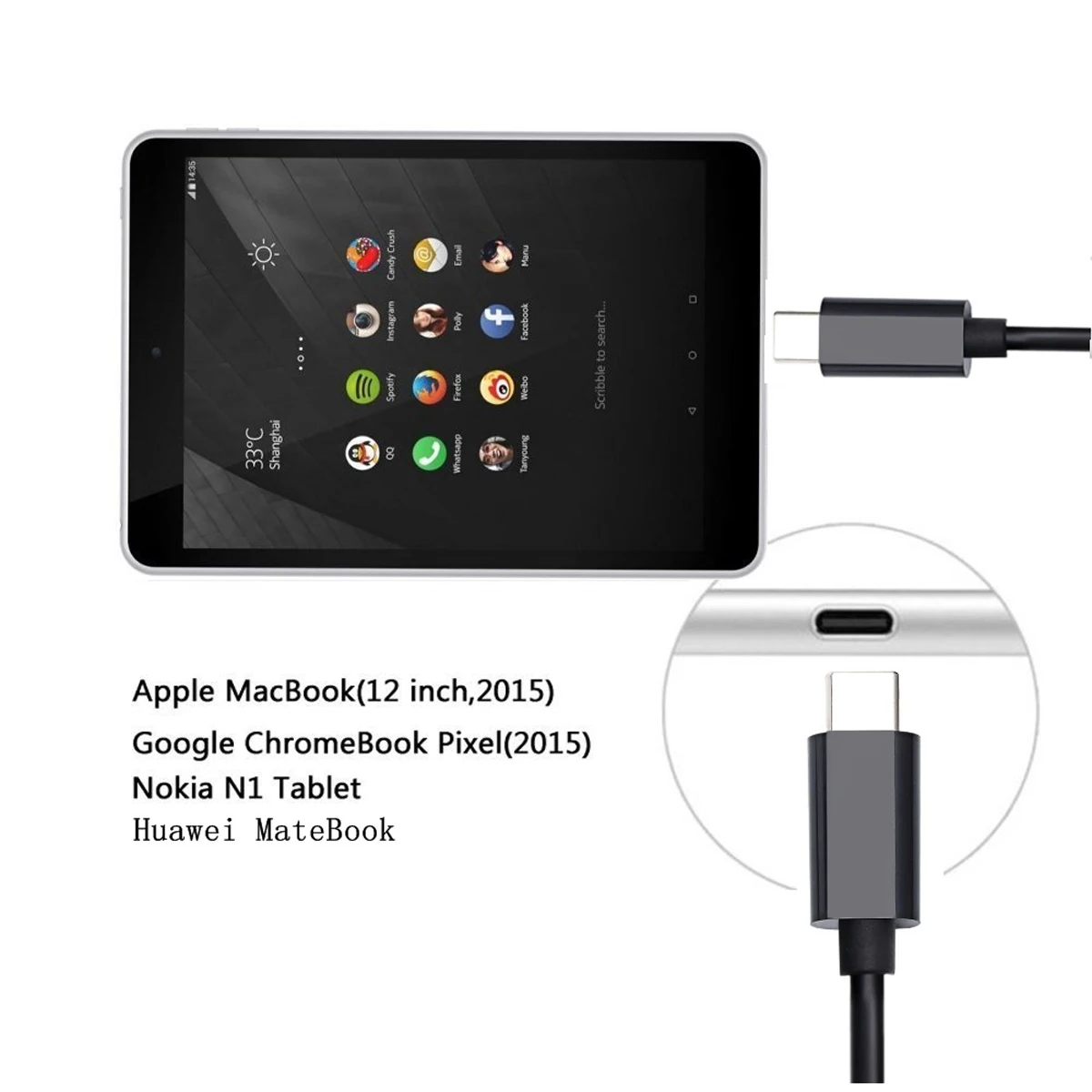 USB 3 1 Type C к DisplayPort DP 4K UHD HDTV кабель для Chromebook & ноутбука и мониторов новый Mac book черный