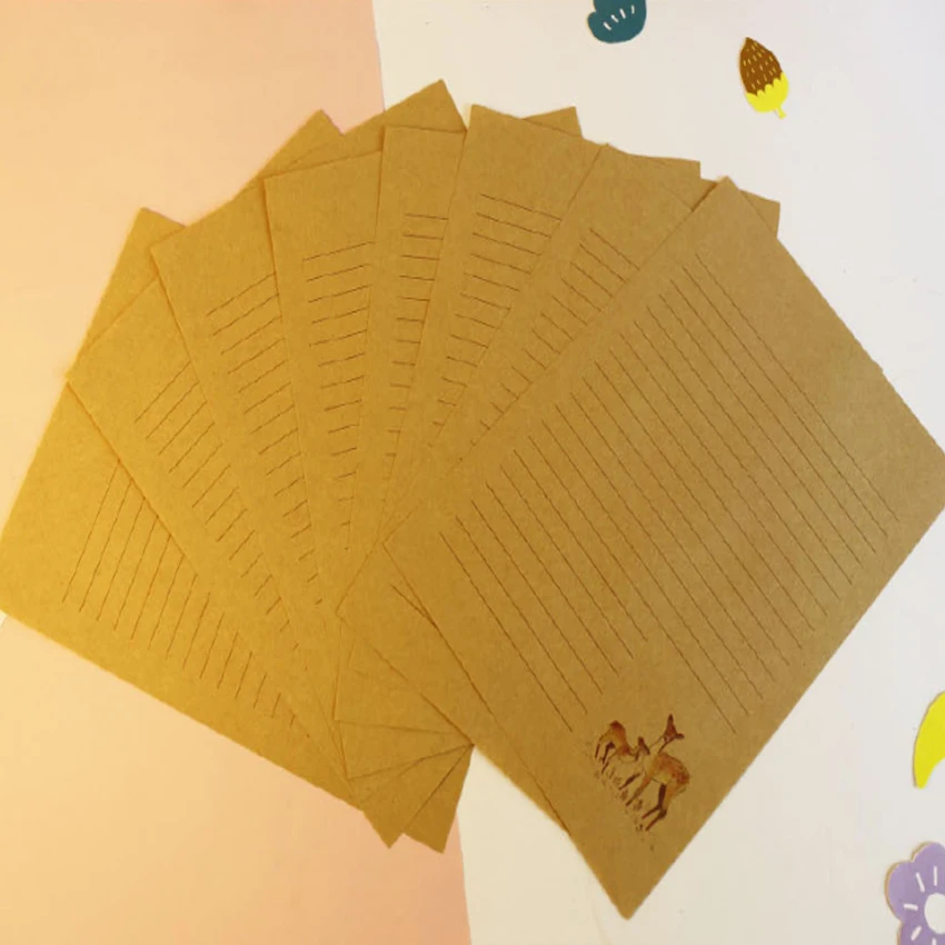 10Pcs/pack Kawaii Deer series Chinese style Decoration Writing Paper Letter For Student Office School Supplies Stationery