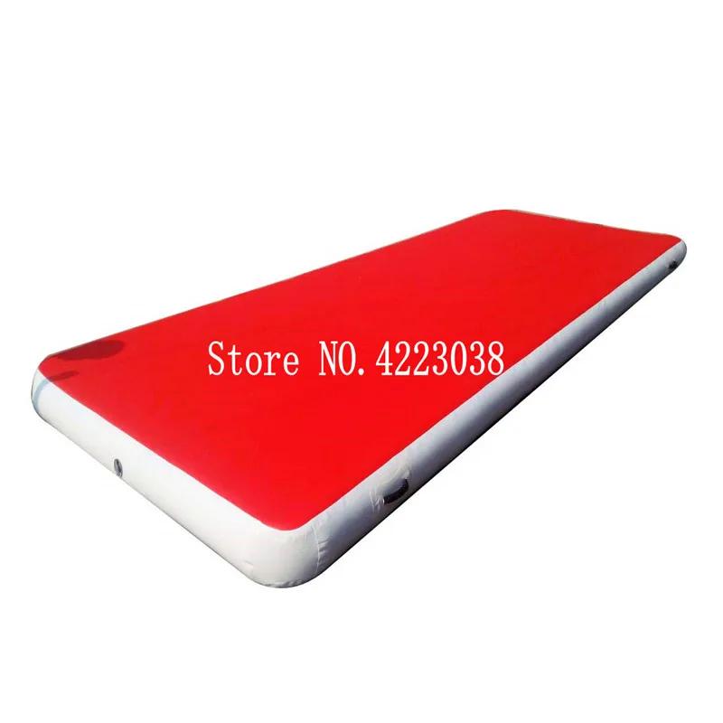 Дешево Надувной воздушный трек 6x1x0,2 м, гимнастический коврик для акробатики, воздушный пол для домашнего использования, пляж, парк, бесплатная дост...