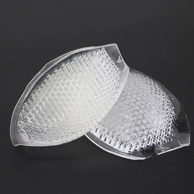 Semicircular thicken 2 шт. = 1 пара прозрачных купальных костюмов силиконовые подушечки для бюстгальтера для женщин пуш-ап подушечки для бюстгальтера увеличивающие грудь чашки грудь бикини купальники вкладыши - Цвет: Semicircular thicken