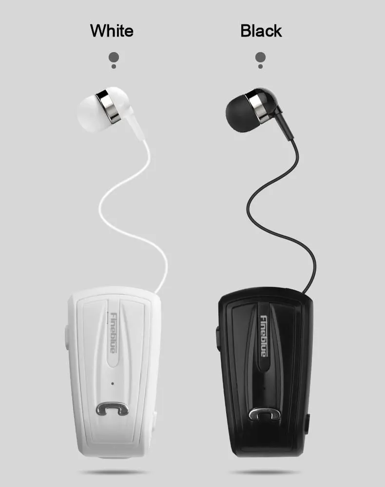 Fineblue F-V6, мини беспроводные наушники, стерео клип, Bluetooth гарнитура, Выдвижной Bluetooth 4,0, наушники для смартфона