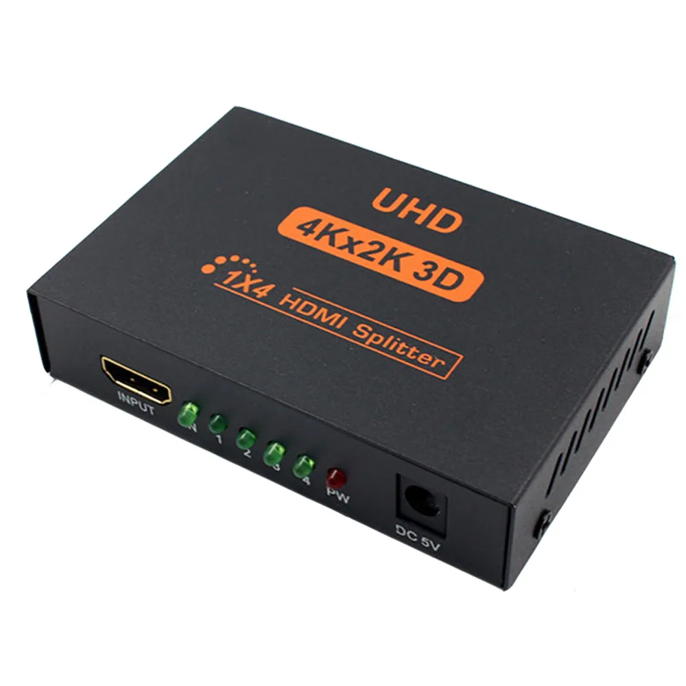 4K HDMI разветвитель 1 в 4 из 4 к 1080P HDMI 1X4 разветвитель 1X2 для ПК ноутбука STB DVD UHD tv