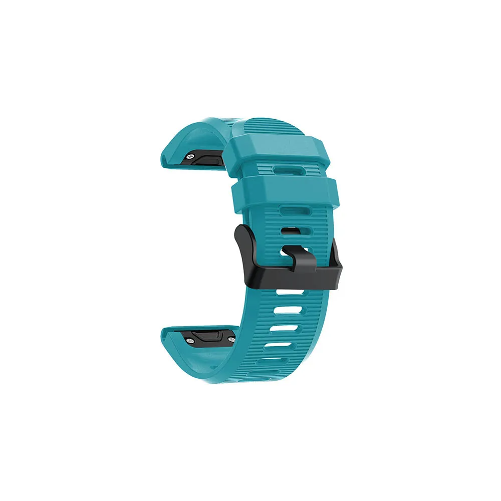 Sky Blue 26 мм ремешок для Garmin Fenix 5X/5X Plus/Fenix 3/3HR спортивный силиконовый ремешок для часов с быстросъемным ремешком - Цвет ремешка: Sky Blue