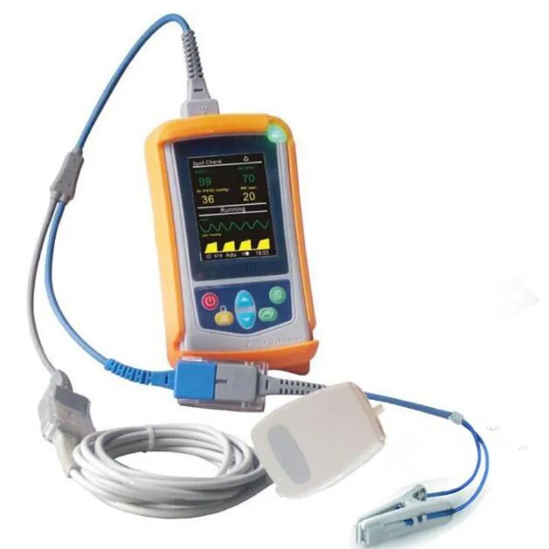 

Handheld EtCo2 Monitor Co2 Monitor Healthecare Spo2 and Etco2 Capnograph Monitor with Sidestream for Veterinary use