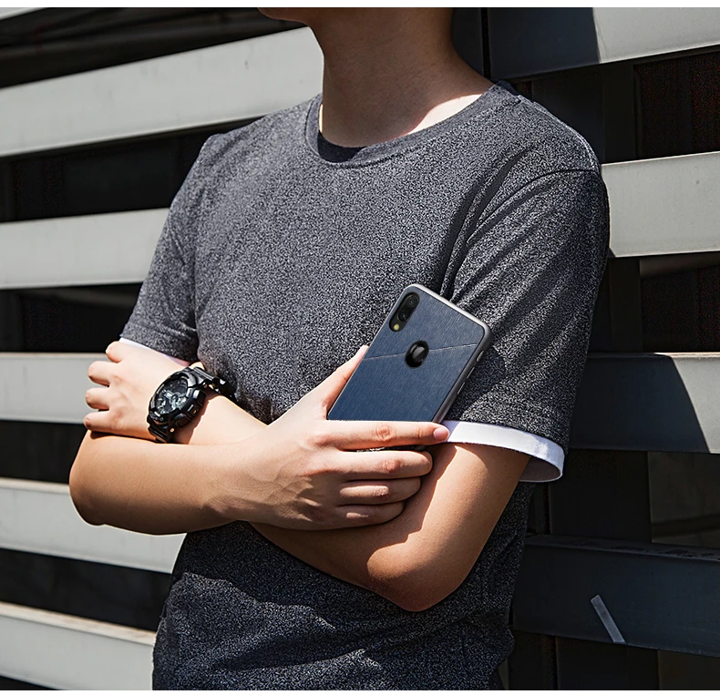 Для xiaomi redmi 7 чехол Защитный чехол для задней крышки Силиконовый противоударный черный чехол MOFi redmi 7 pro чехол s
