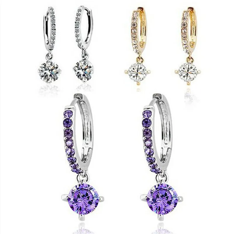 Оптовая продажа 1 пара классических женских колец H:HYDE 3 цвета|hoop earrings|wholesale hoop