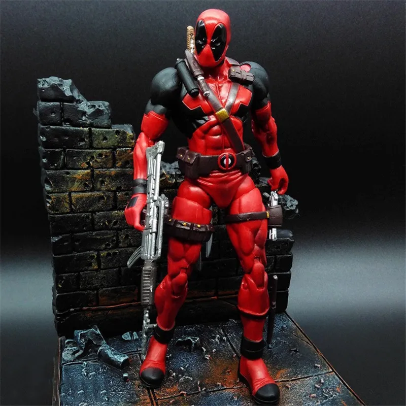 Марвел Мститель супер hero Revoltech deadpool серия No.001 гвень ПВХ экшн фигурка кукла модель