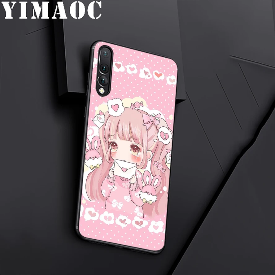 YIMAOC девушка Vogue Роза макияж силиконовый чехол для huawei Honor mate 10 P20 P10 P9 P8 P Smart Y6 6A 7A 7X 7C