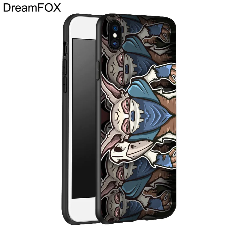 DREAMFOX K067 Dota 2 Meepo Black Soft TPU Silicone Case Cover For Apple iPhone 11 Pro XR XS Max X 8 7 6 6S Plus 5 5S 5G SE |