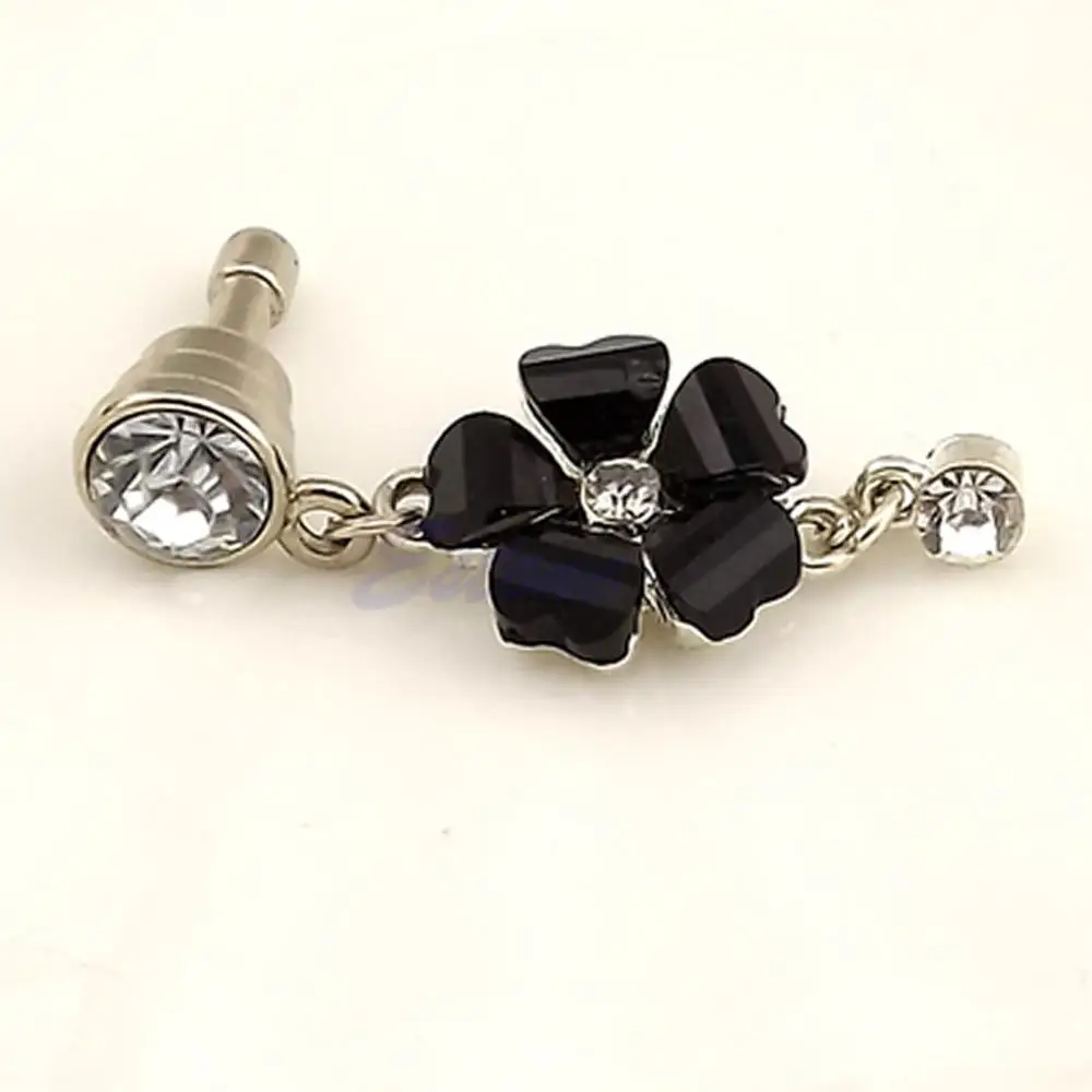 Модные наушники со стразами и цветами диаметром 3 5 мм защита от внешнего света