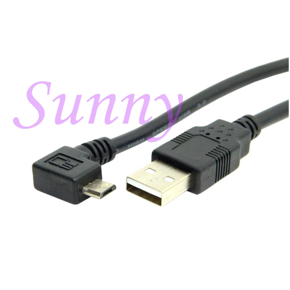 Micro USB 90 градусов правый угол папа к Tpye Зарядка синхронизации данных 0 25 м 1 5 3 для