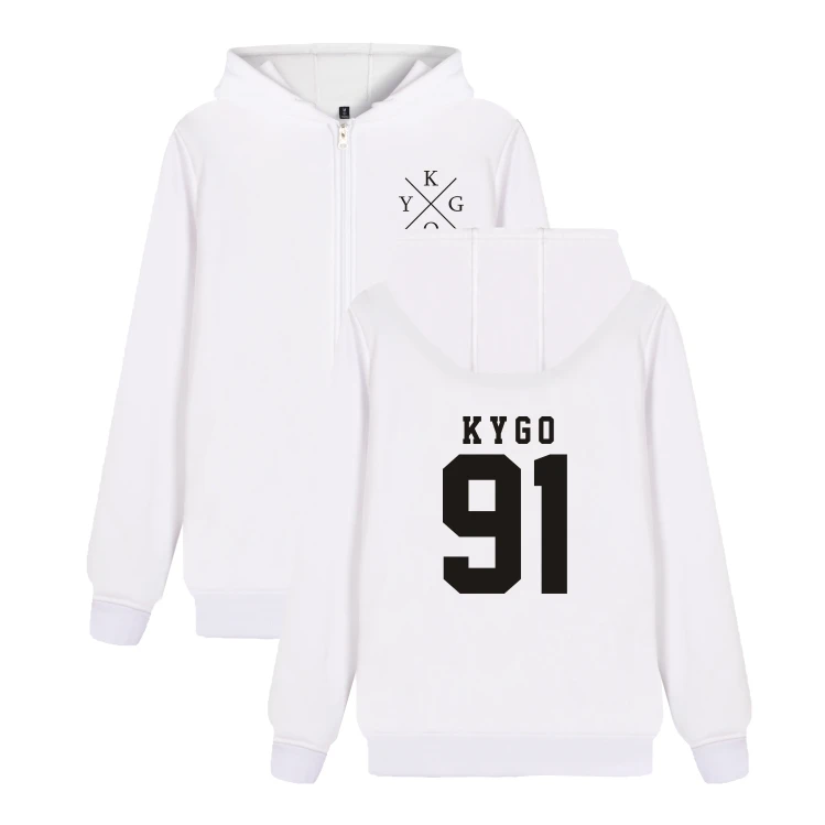 Толстовки DJ Kygo с логотипом на заказ в стиле хип хоп осенние толстовки молнии