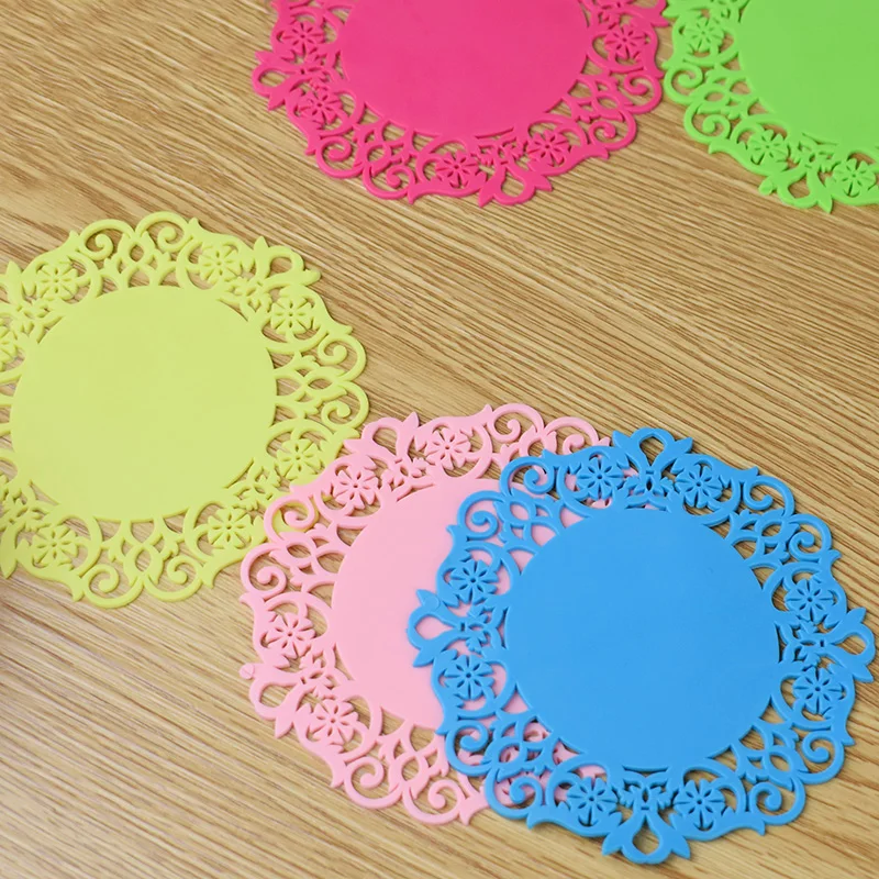 4 шт. Милая Подставка цветок для размещения кружек украшение стола Kawaii Papeleria