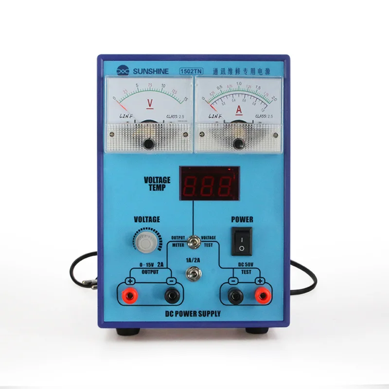Портативный источник питания постоянного тока 220 В 15 2 А регулируемый ток