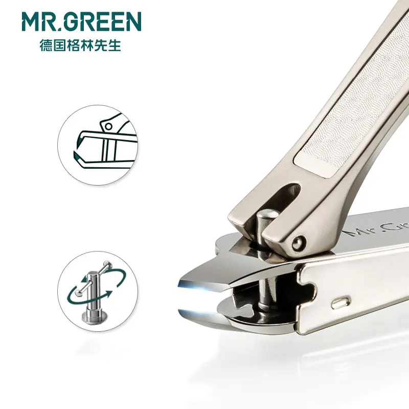 Кусачки MR.GREEN Скошенные для ногтей кусачки из нержавеющей стали ремонта